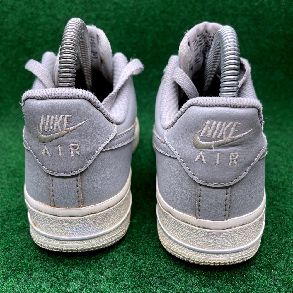 Nike Air Force 1 Low Custom Nike By You Light Blue Gray AQ3773-992 Kids 3.5Y - Picture 6 of 11